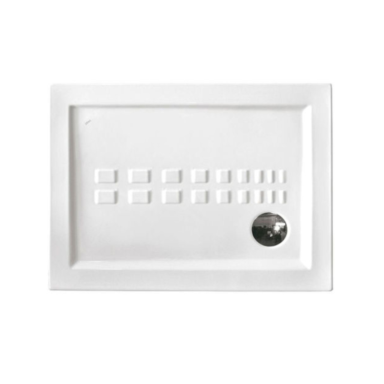 Piatto doccia althea ito 80x80 sp.5,5 cm in ceramica bianco