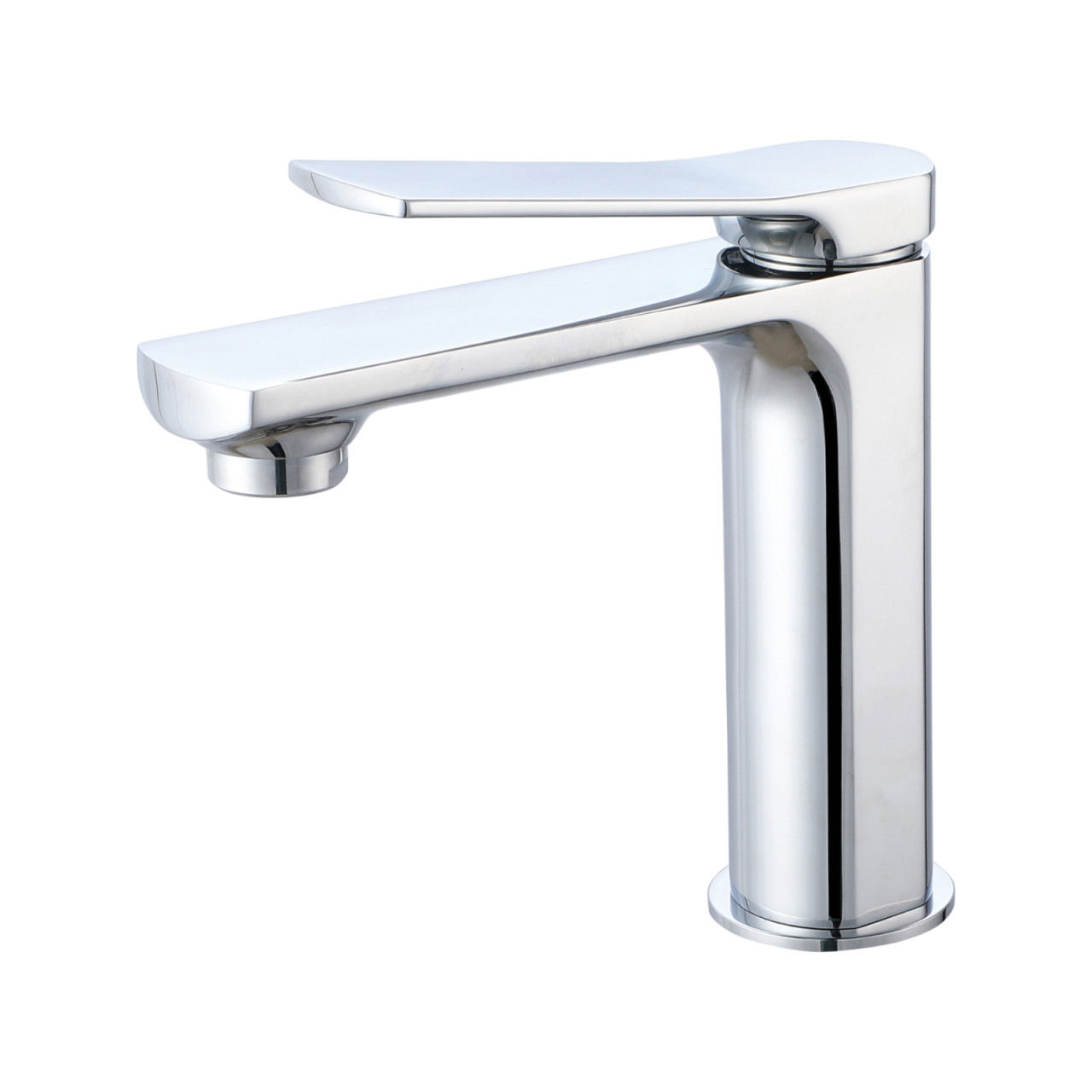 Miscelatore lavabo in ottone cromo con scarico click clack