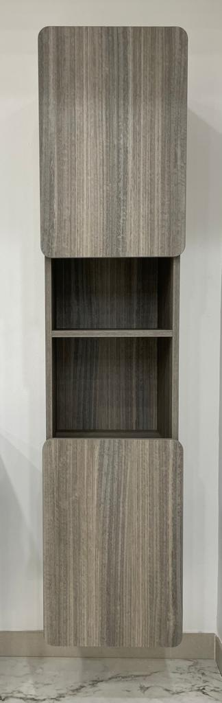 Colonna sospesa freddi laundry effetto legno grigio h.170 cm
