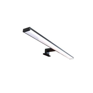 Lampada led da 40 cm nero opaco a luce naturale in alluminio